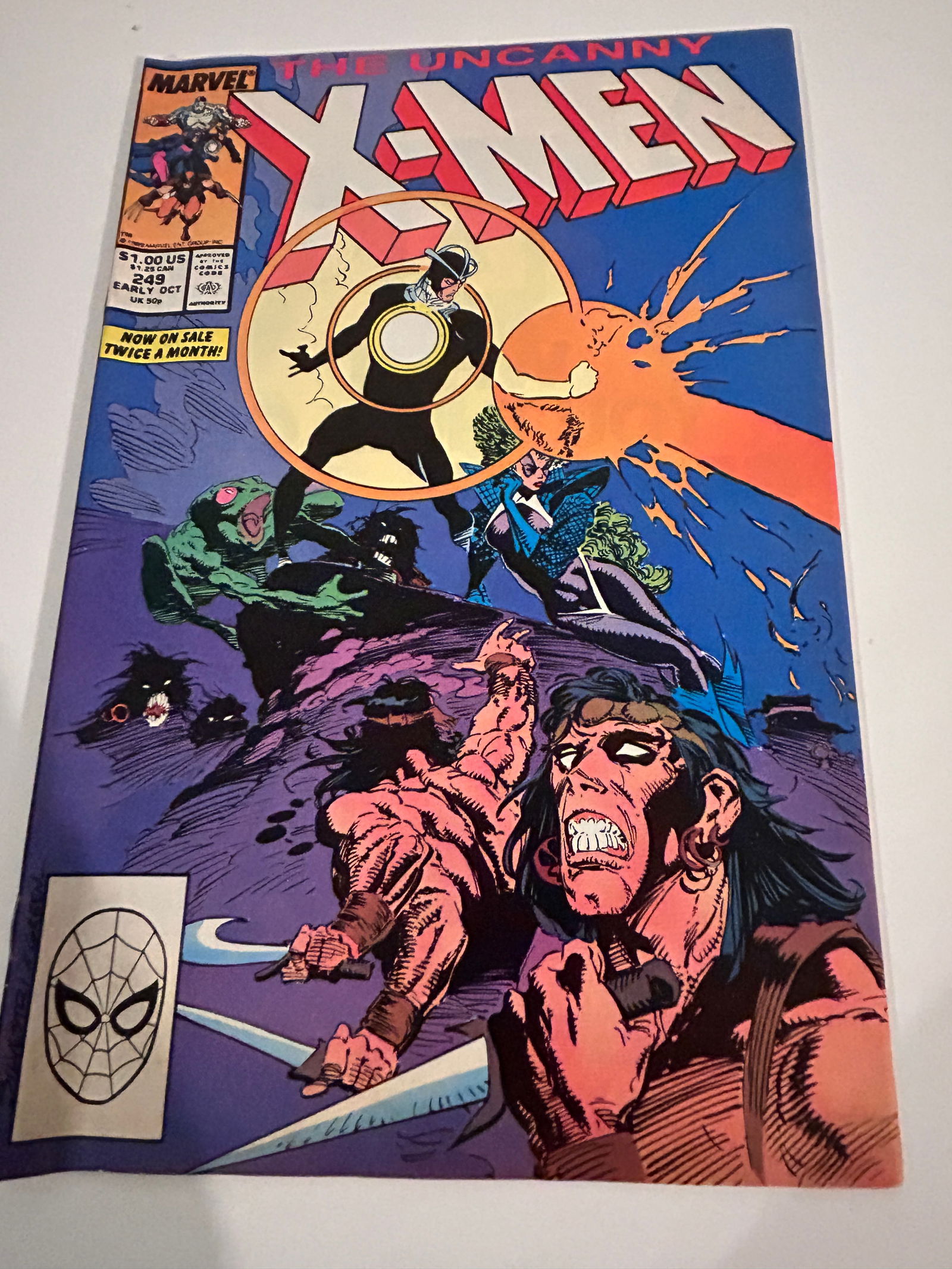 Vintage Comic Book Uncanny X-Men # 249: Vintage Comic Book Uncanny X-Men # 249 Please view all photos as they are part of the description and condition of this Item, Feel free to contact me with questions or picture requests! Used Item AS I