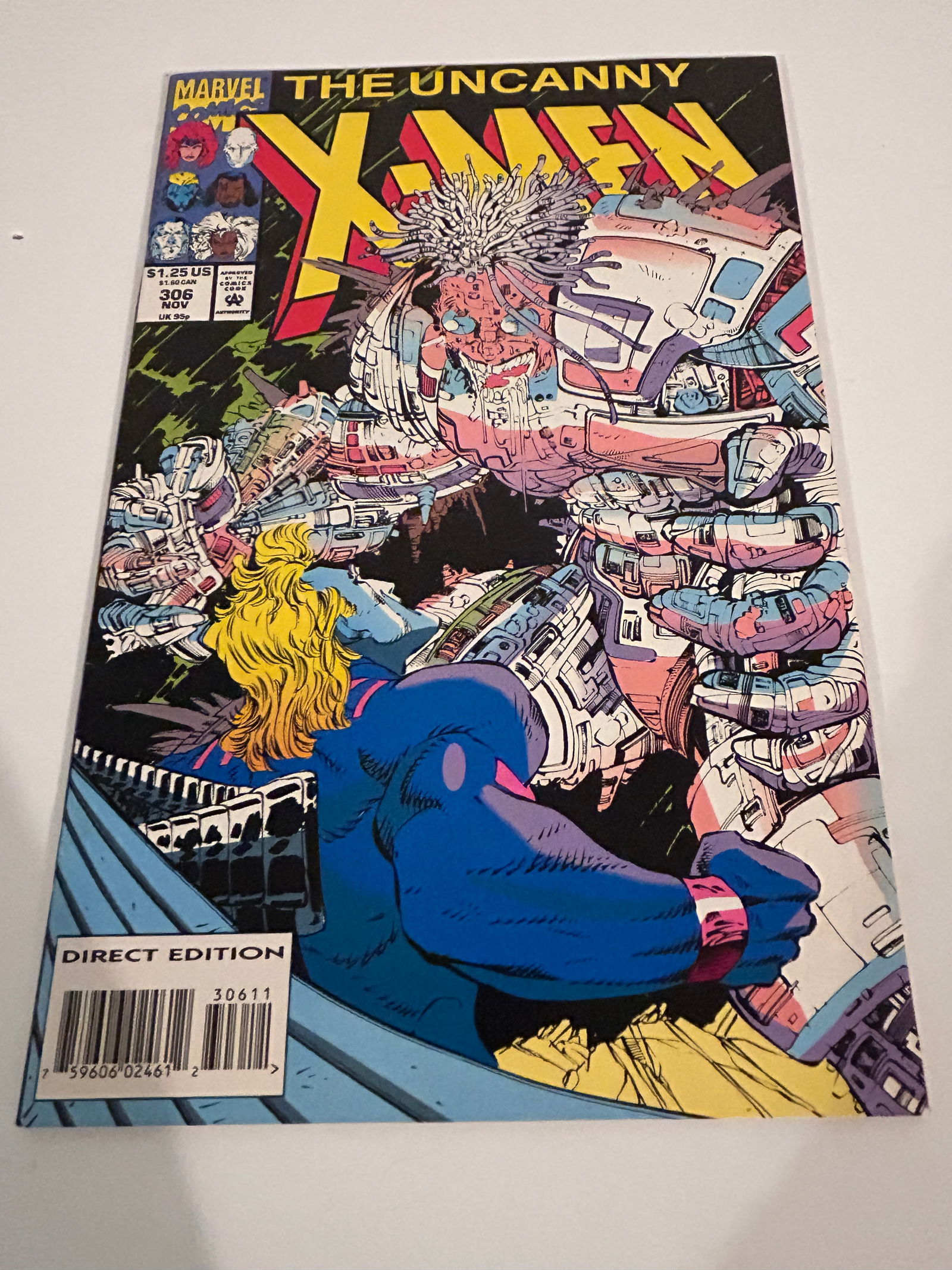 Vintage Comic Book Uncanny X-Men # 306: Vintage Comic Book Uncanny X-Men # 306 Please view all photos as they are part of the description and condition of this Item, Feel free to contact me with questions or picture requests! Used Item AS I