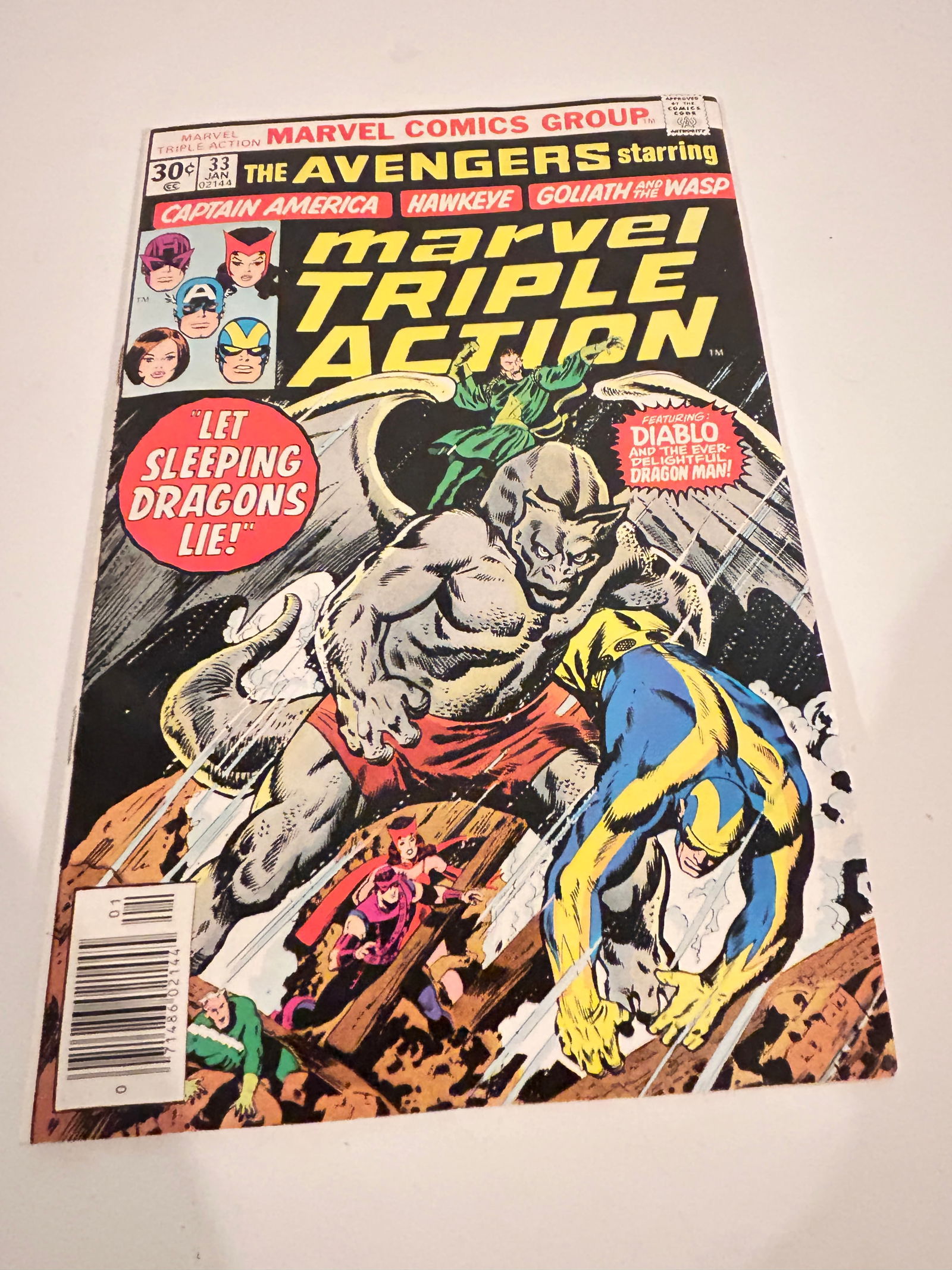 Vintage Comic Book Marvel Super Action # 13 (1 of 2)