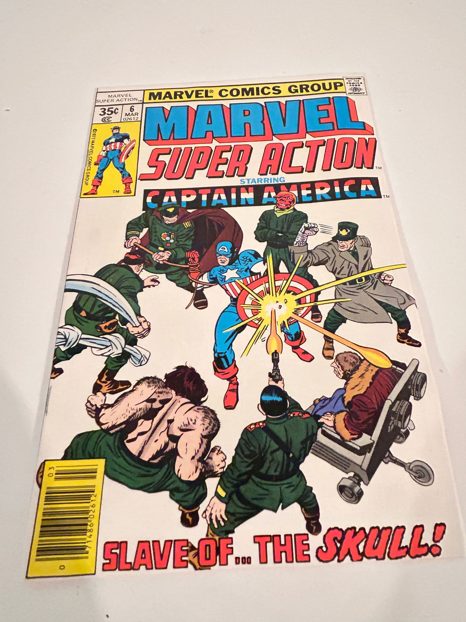 Vintage Comic Book Marvel Super Action # 6 (1 of 2)