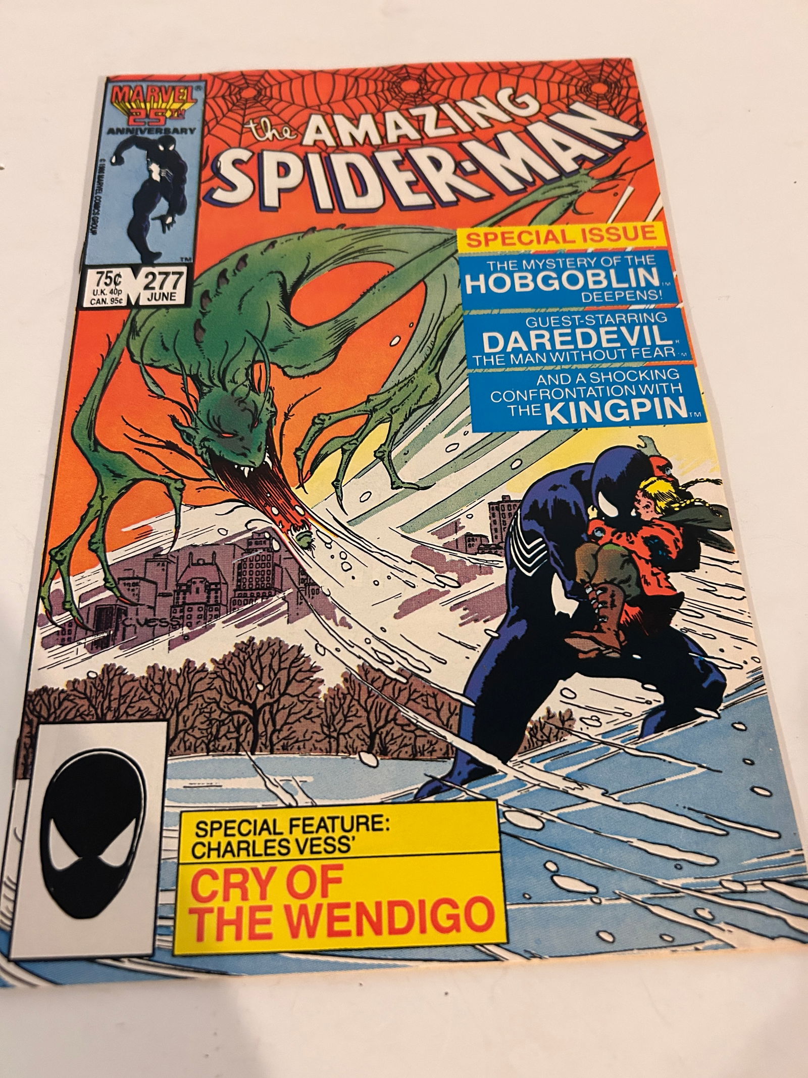 Vintage Comic Book Amazing Spider-Man # 277 (1 of 2)