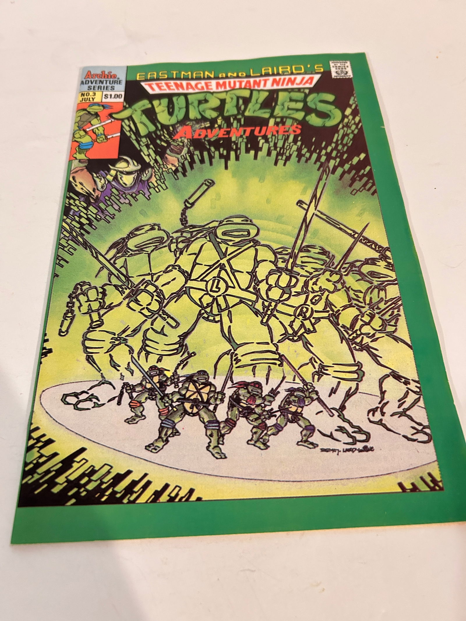Vintage Comic Book TeenageTurtles Adventures # 3 (1 of 2)