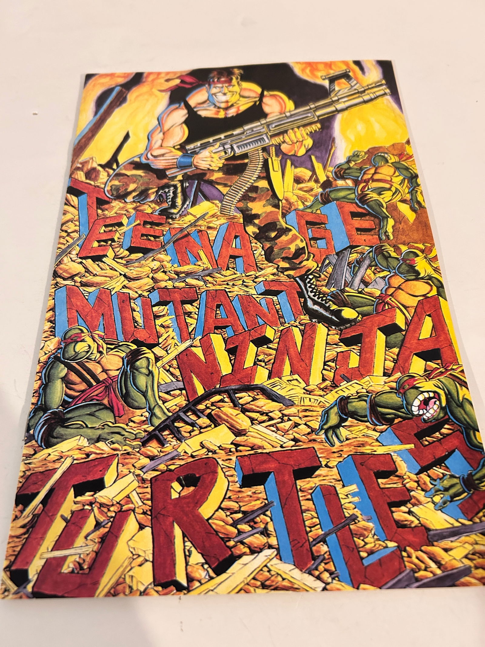 Vintage Comic Book Eastman Teenage Mutant Ninja Turtles # 34 (1 of 2)