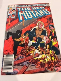 Vintage Comic Book The New Mutants # 4