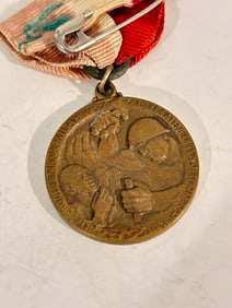 Vintage 1936 Italy Medal ribbon ww2 era
