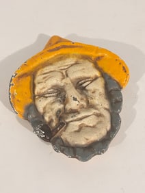 Vintage Cast Iron Mid-Century Pipe Ashtray