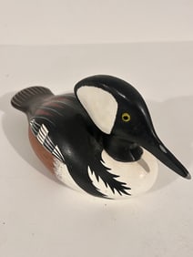 Antique Hooded Merganser Duck Decoy Wildfowler Babylon N.Y