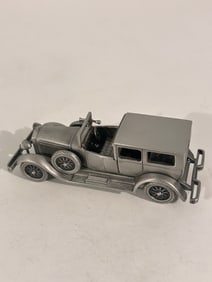 Vintage The Danbury Mint Classic Pewter Car 1926 Isotta Fraschini