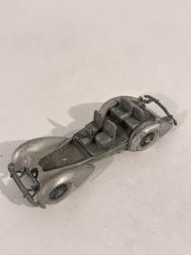Vintage The Danbury Mint Classic Pewter Car 1938 Delahaye