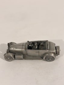 Vintage The Danbury Mint Classic Pewter Car 1934 Voisin