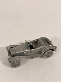 Vintage The Danbury Mint Classic Pewter Car 1912 Hispano