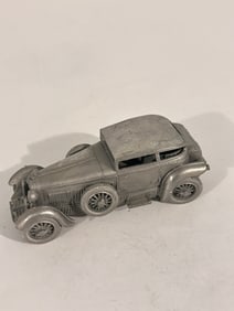 Vintage The Danbury Mint Classic Pewter Car 1930 Bently