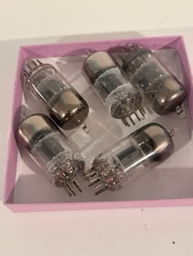 5 Vintage Vacuum 12AT7 Tubes