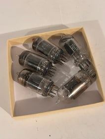 5 Vintage Vacuum 12AU7 Tubes