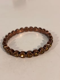 Vintage Graziano rhinestone Bracelet Sz 7"