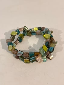 Vintage stretch pearl Bracelet Sz 7"