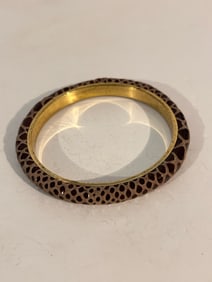 Vintage leather Bracelet Sz 8"