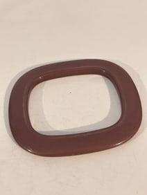 Vintage acrylic square flat Bracelet Sz 7"