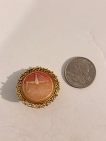 Vintage Cameo Brooch