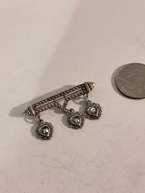 Vintage silver tone Brooch