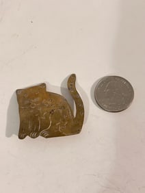 Vintage Cat Brooch