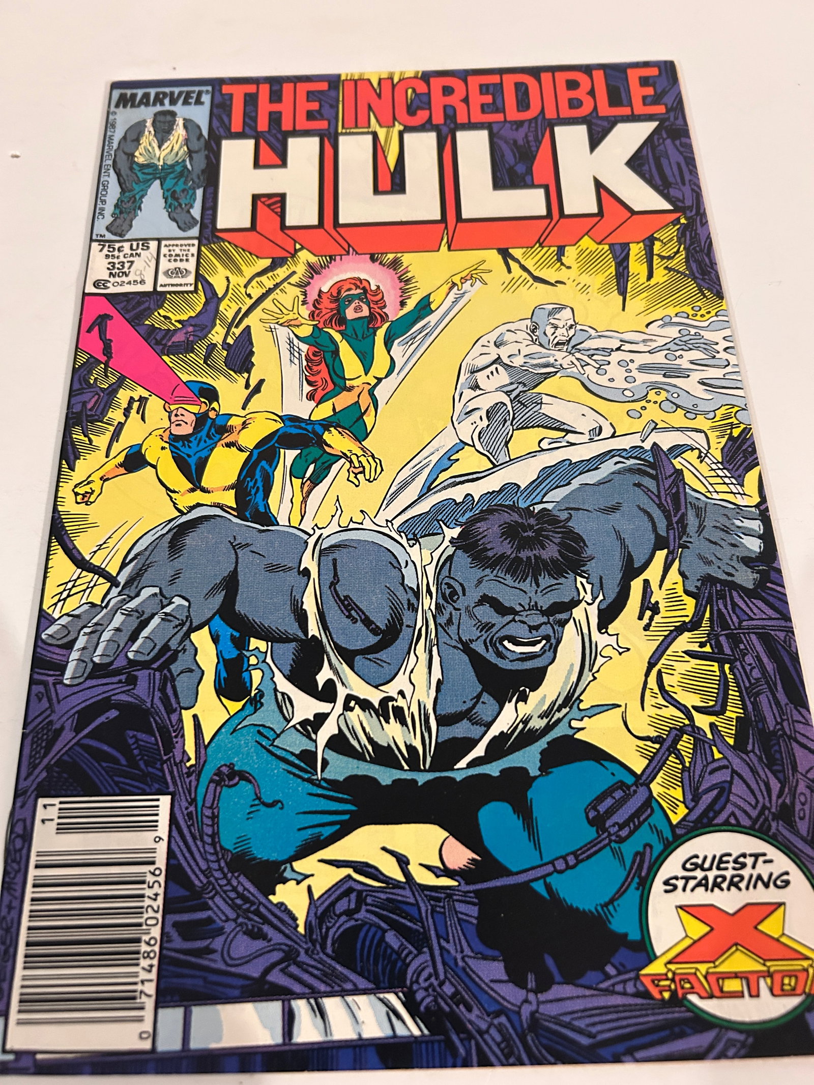 Vintage Comic Book The Incredible Hulk # 337: Vintage Comic Book The Incredible Hulk # 337 Please view all photos as they are part of the description and condition of this Item, Feel free to contact me with questions or picture requests! Used Ite