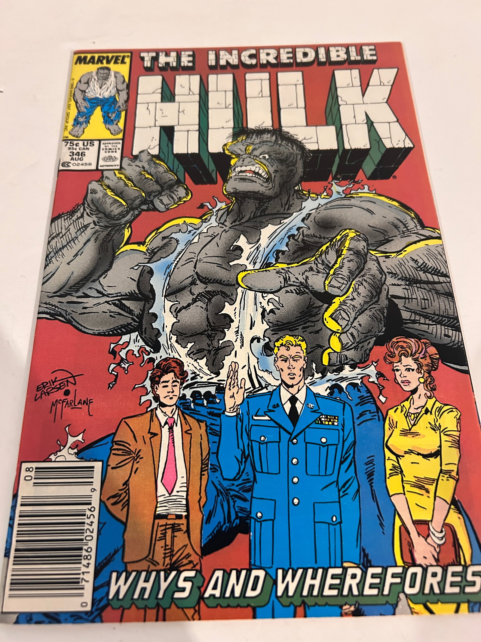 Vintage Comic Book The Incredible Hulk # 346: Vintage Comic Book The Incredible Hulk # 346 Please view all photos as they are part of the description and condition of this Item, Feel free to contact me with questions or picture requests! Used Ite