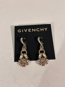 Vintage Unauthenticated Givenchy Rhinestone Earrings
