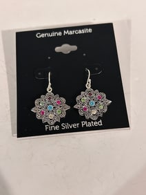 Vintage Genuine Marcasite Earrings