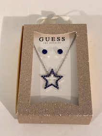 Vintage Guess Earrings & Necklace Set new in box