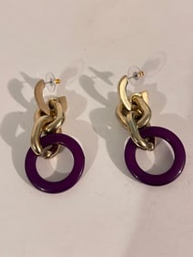 Vintage Acrylic Earrings