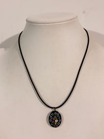 Vintage Murano pendant Necklace Sz