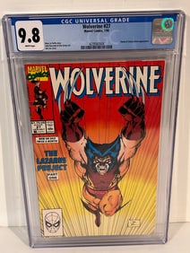 Vintage Comic Book CGC 9.8 Wolverine # 27 - Classic Jim Lee Cover