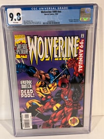 Vintage Comic Book WOLVERINE 1999 Annual CGC 9.8 WP Deadpool And Wolverine