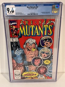 Vintage Comic Book New Mutants #87 Liefeld 1st Printing CGC 9.6 1st full app. Cable