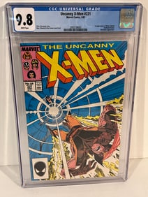 Vintage Comic Book Uncanny X-Men #221 CGC 9.8 White 1st Appearance of Mister Sinister