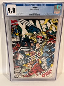 Vintage Comic Book X-Men #5 CGC 9.8 1st app Maverick 1st Cover & 2nd app Omega Red 1992 Marvel