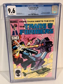 Vintage Comic Book Transformers #6 CGC 9.6 1985