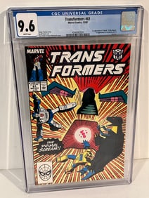 Transformers 61 CGC 9.6 1st Unicron Death of Keeper 12/1989