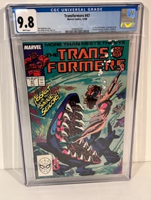Vintage Comic Book Transformers #47 CGC 9.8
