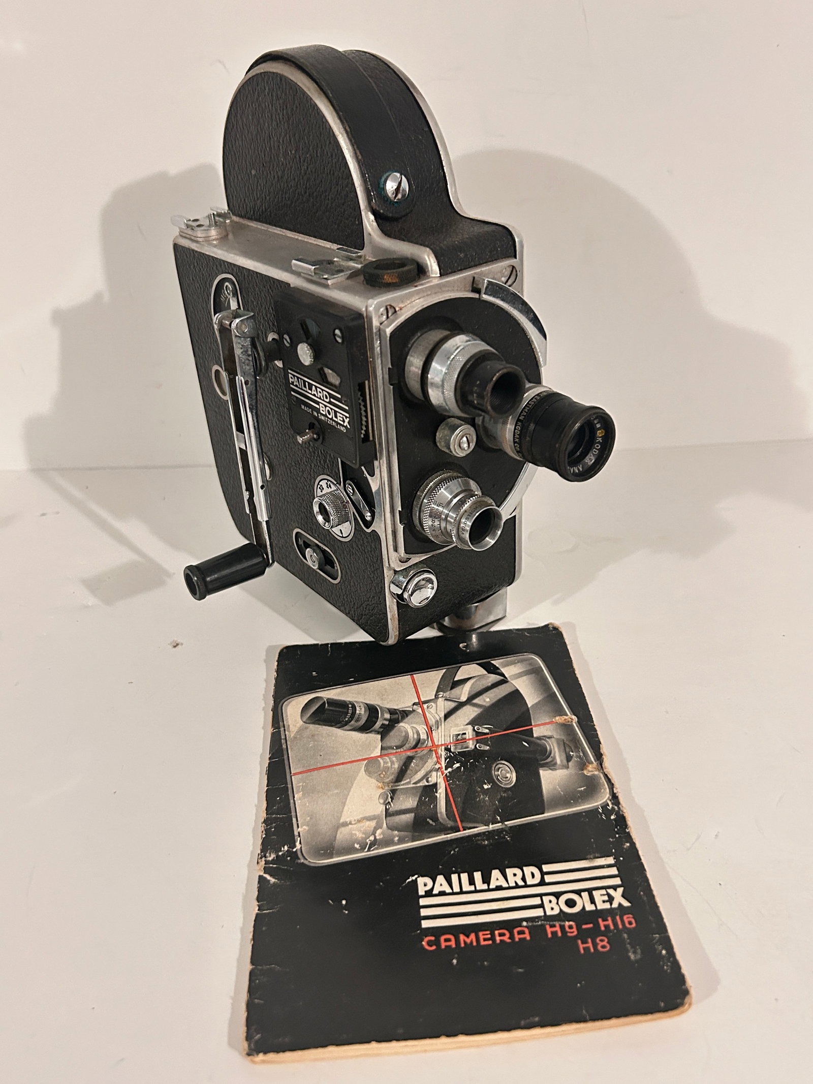 Paillard Bolex H16 Reflex 16mm Film Movie Camera with Lenses Nice!!!: Paillard Bolex H16 Reflex 16mm Film Movie Camera with Lenses Nice!!! Please view all photos as they are part of the description and condition of this Item, Feel free to contact me with questions or pi