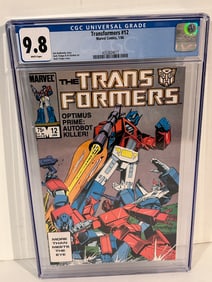 Vintage Comic Book Transformers (1984) #12 CGC 9.8 NM/MT