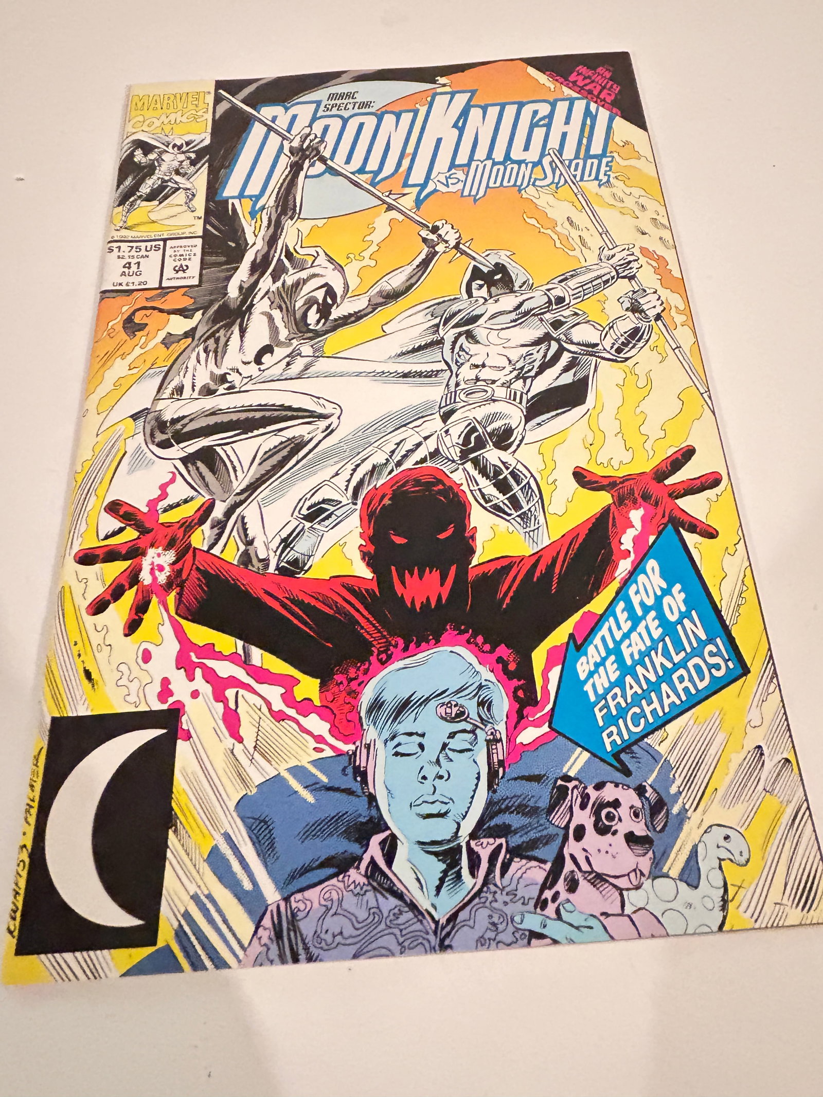 Vintage Comic Book Moon Knight # 41: Vintage Comic Book Moon Knight # 41 Please view all photos as they are part of the description and condition of this Item, Feel free to contact me with questions or picture requests! Used Item AS IS