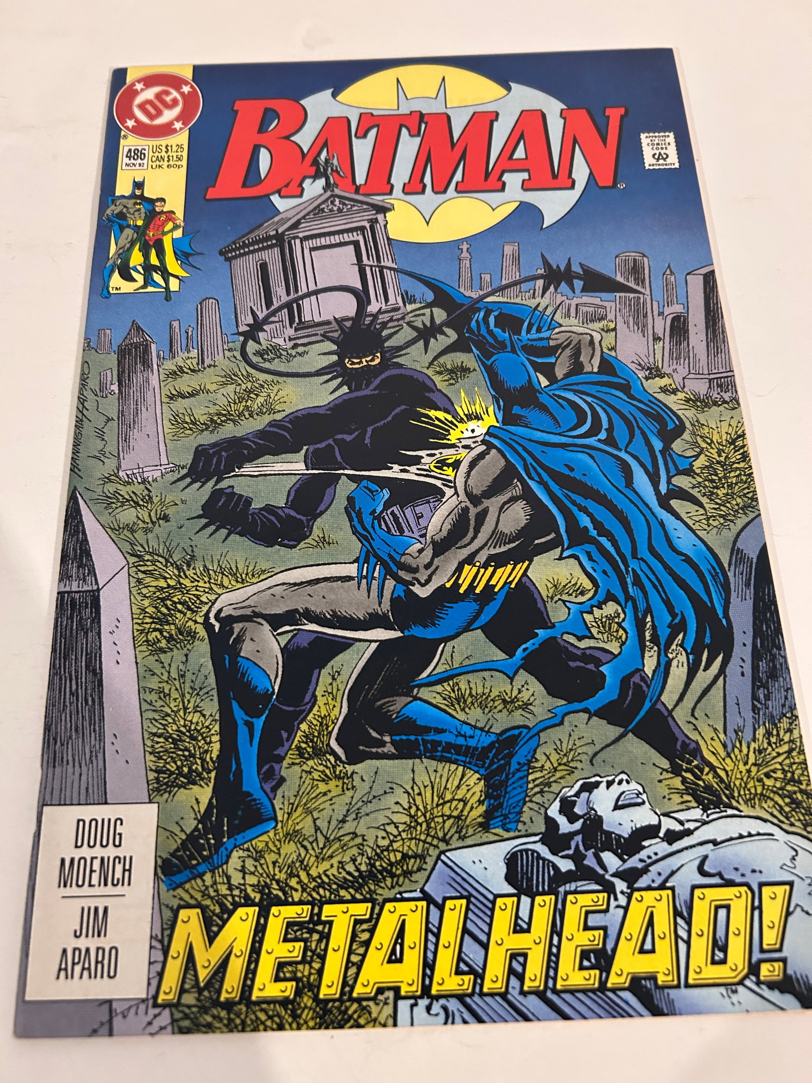 Vintage Comic Book Batman # 486: Vintage Comic Book Batman # 486 Please view all photos as they are part of the description and condition of this Item, Feel free to contact me with questions or picture requests! Used Item AS IS