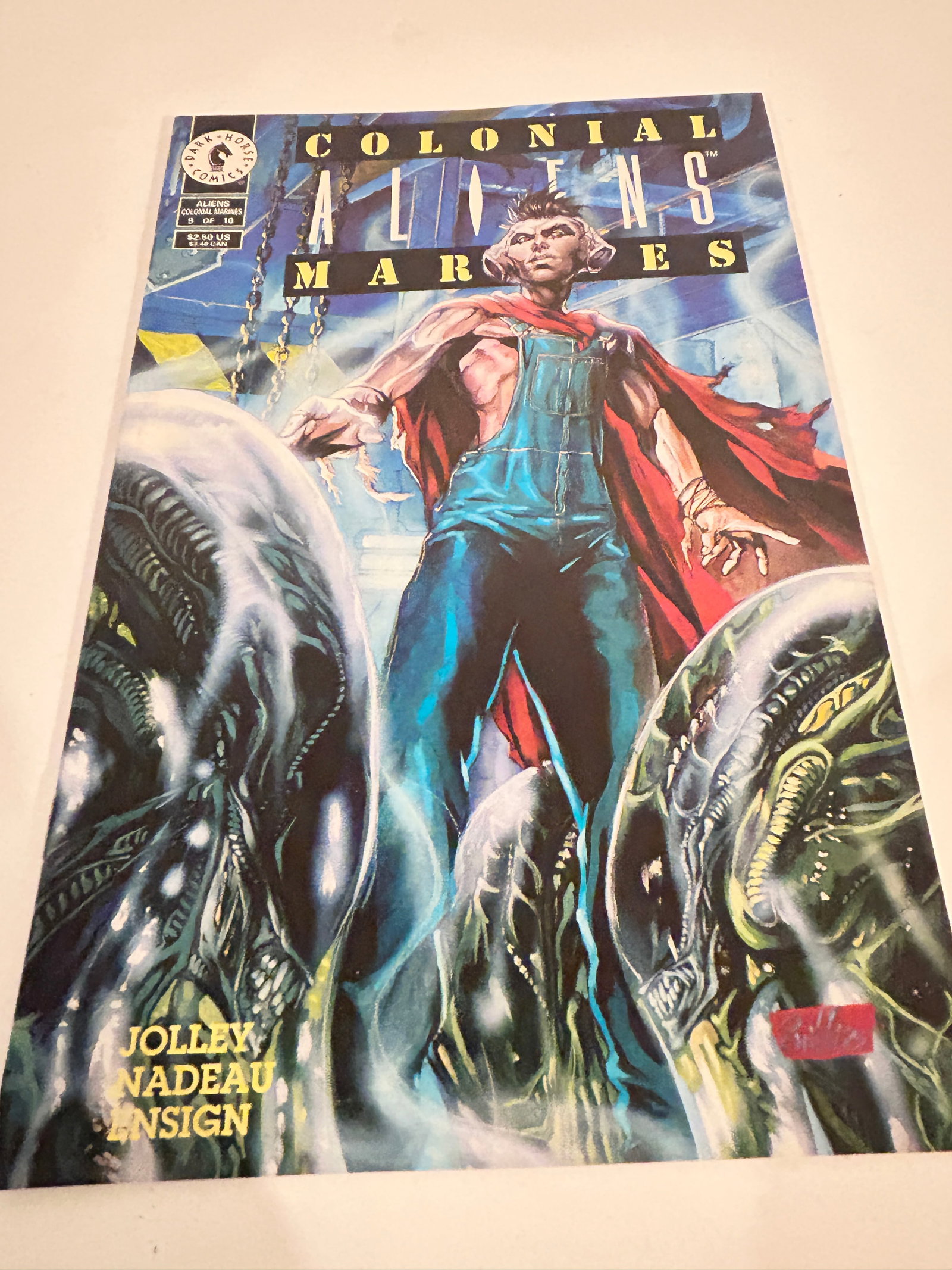 Vintage Comic Book Colonial Aliens # 9: Vintage Comic Book Colonial Aliens # 9 Please view all photos as they are part of the description and condition of this Item, Feel free to contact me with questions or picture requests! Used Item AS I