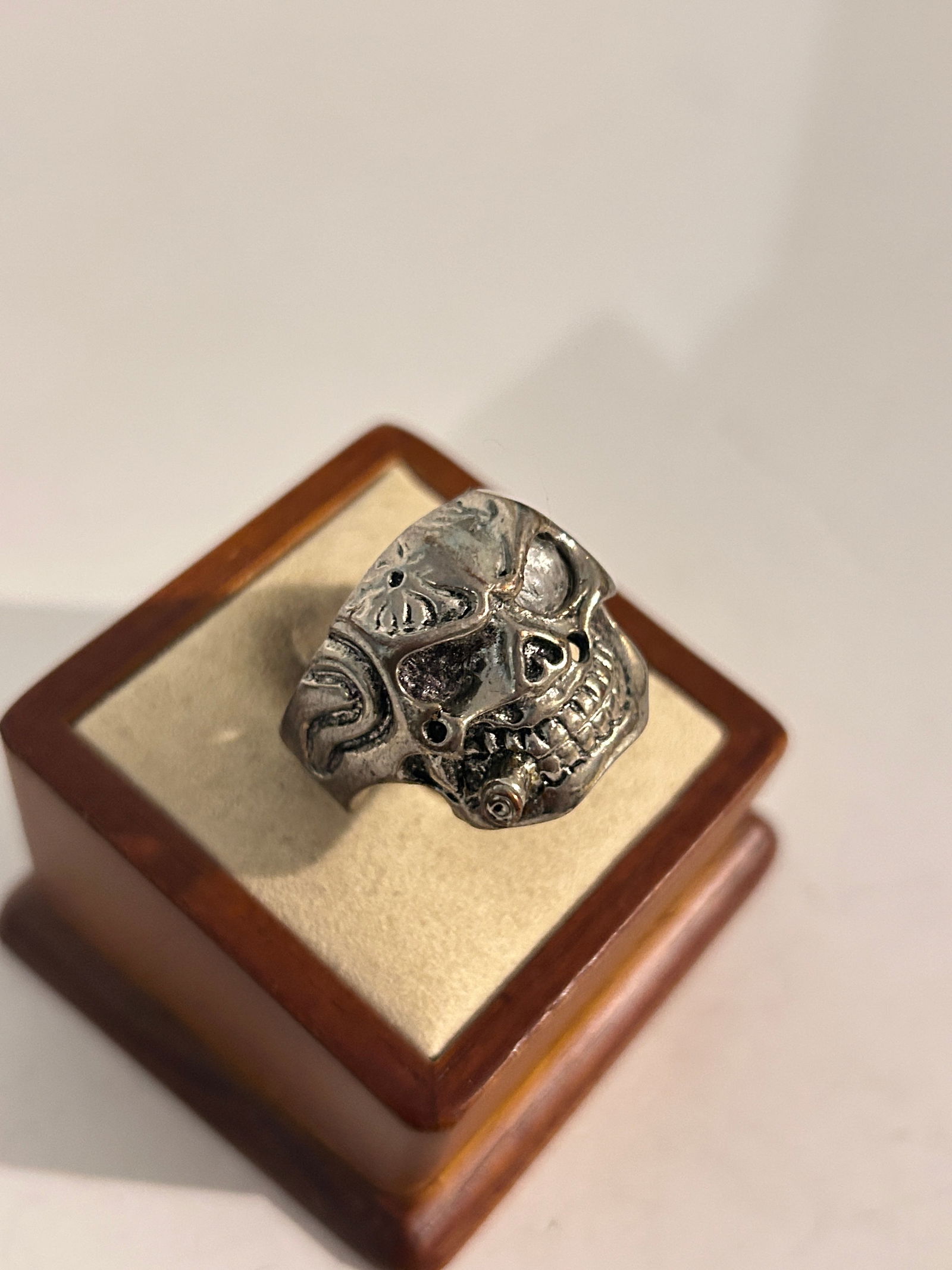 Vintage Skull Ring Sz 13 (1 of 5)