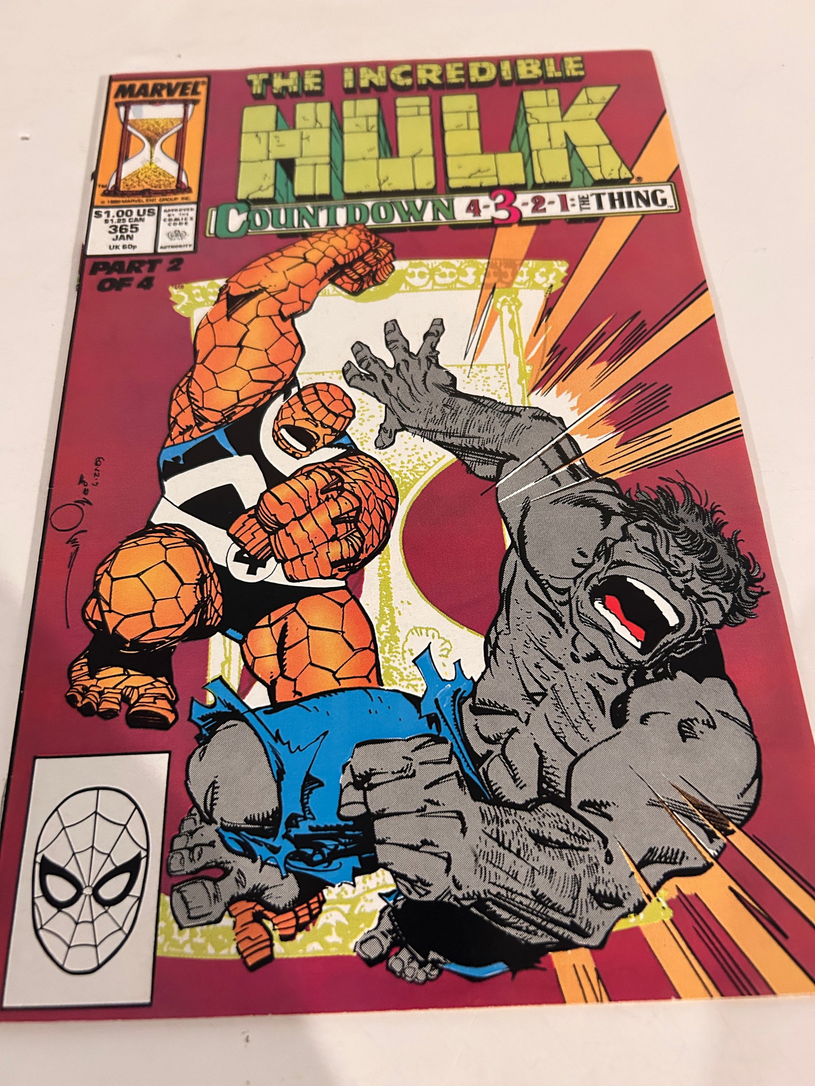 Vintage Comic Book The Incredible Hulk # 365: Vintage Comic Book The Incredible Hulk # 365 Please view all photos as they are part of the description and condition of this Item, Feel free to contact me with questions or picture requests! Used Ite