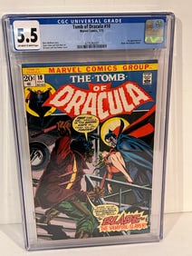 Vintage Comic Book The Tomb of Dracular #10 CGC 5.5