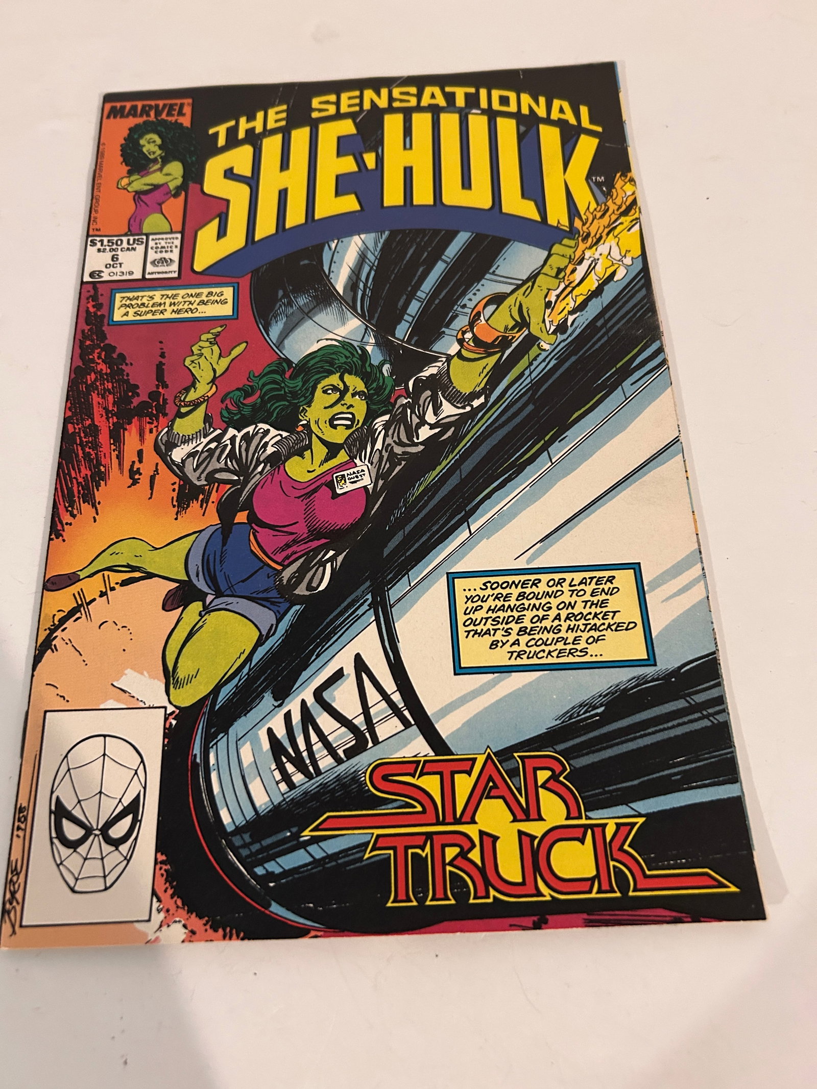 Vintage Comic Book Sensational She Hulk # 6: Vintage Comic Book Sensational She Hulk # 6 Please view all photos as they are part of the description and condition of this Item, Feel free to contact me with questions or picture requests! Used Item