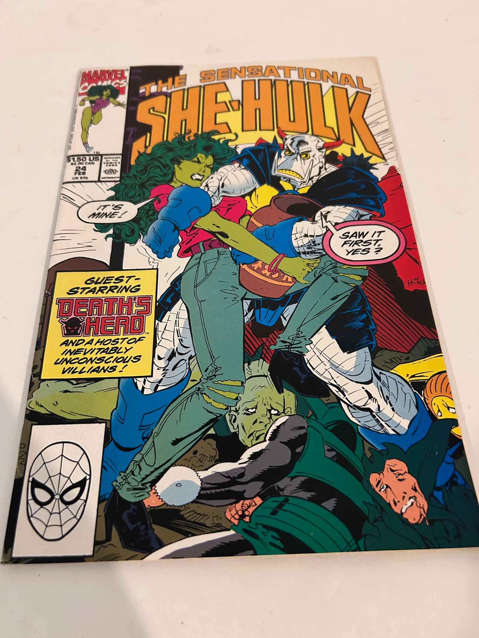 Vintage Comic Book Sensational She Hulk # 24 (1 of 2)
